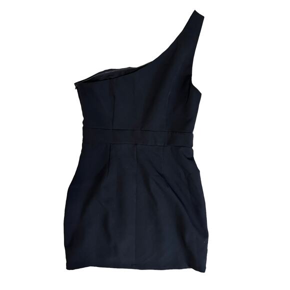 Superdown black one shoulder mini‎ dress size Medium - Picture 4 of 4